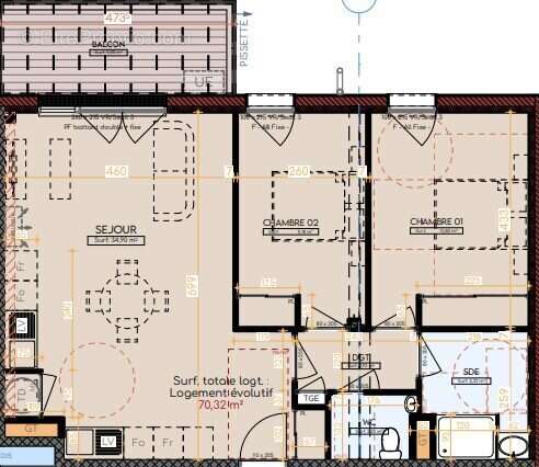 Appartement à TOURNEFEUILLE
