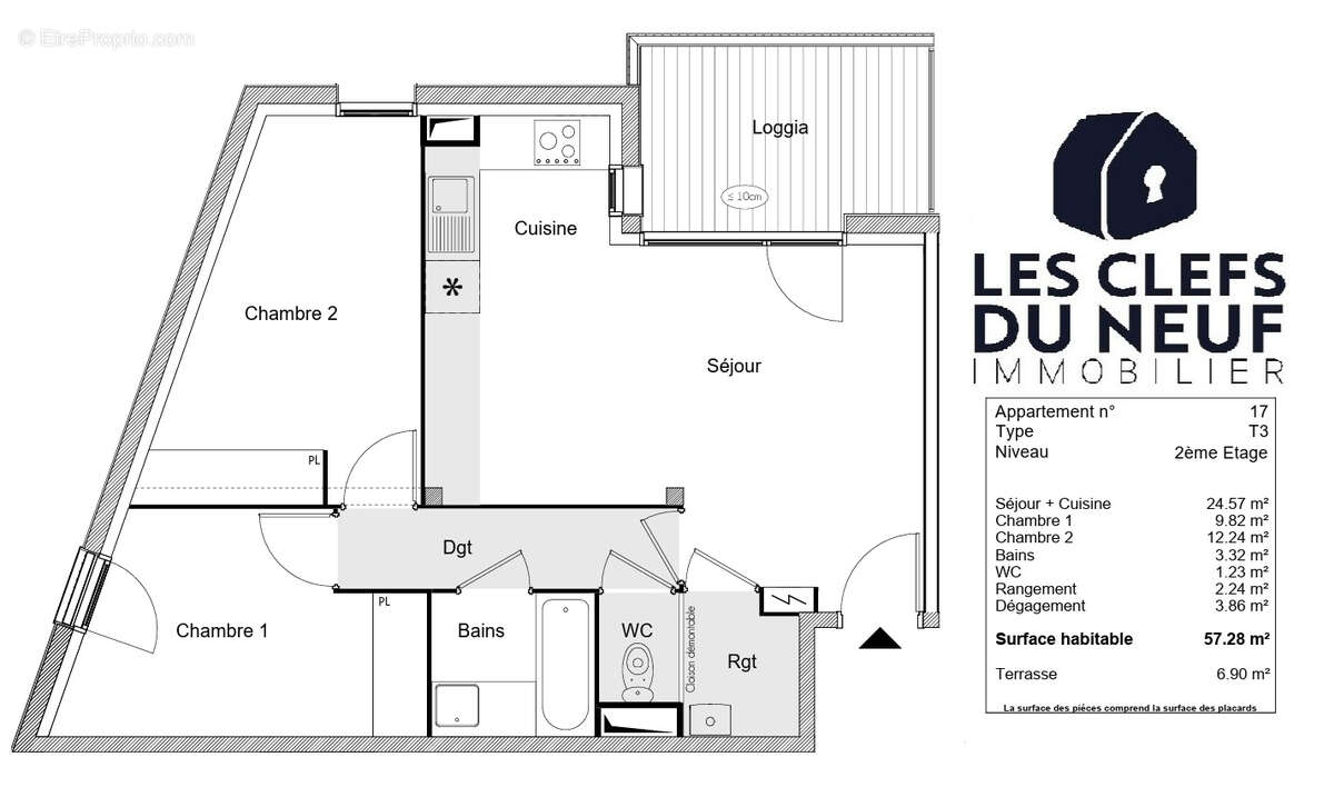 Appartement Toulouse 3 pièces 60m² + Loggia + Parking sous-sol ! JOLIMONT - photo 7