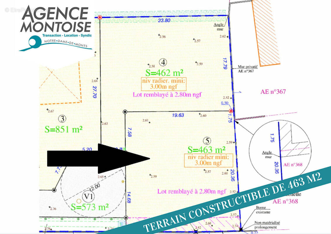 Terrain à NOTRE-DAME-DE-MONTS