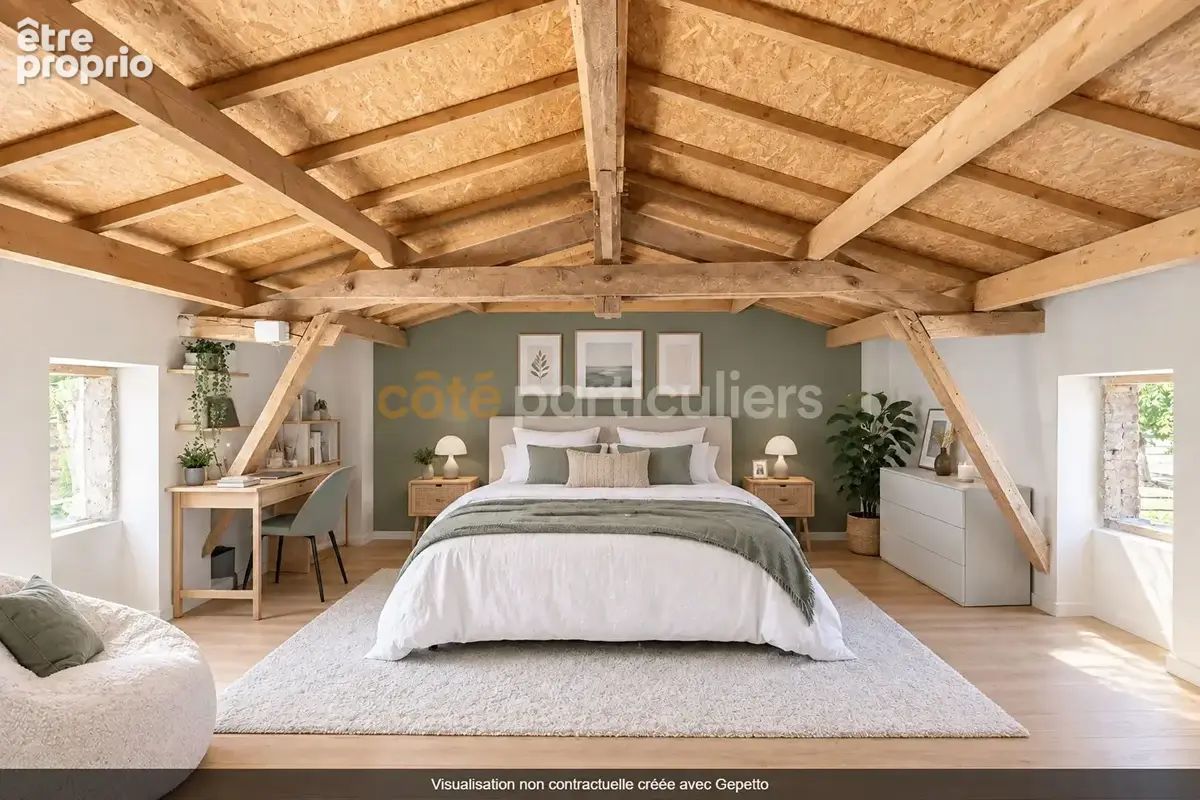 Corcoué-sur-logne -- maison 140 m2 possible -- beaucoup de potentiel -- calme -- grand terrain - photo 14
