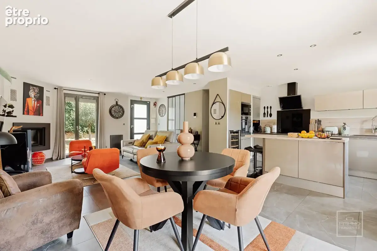 Montanay, maison plain pied 124 m² avec jardin et piscine - photo 3