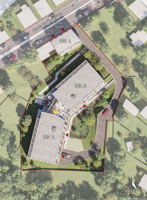 Les terrasses de la baie à Donville Les Bains