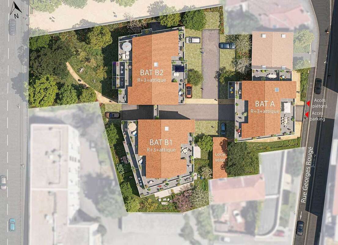 Patio village à L Arbresle