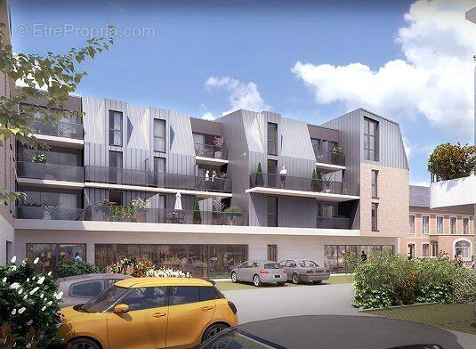 Bois-guillaume au pied des commerces à Bois Guillaume