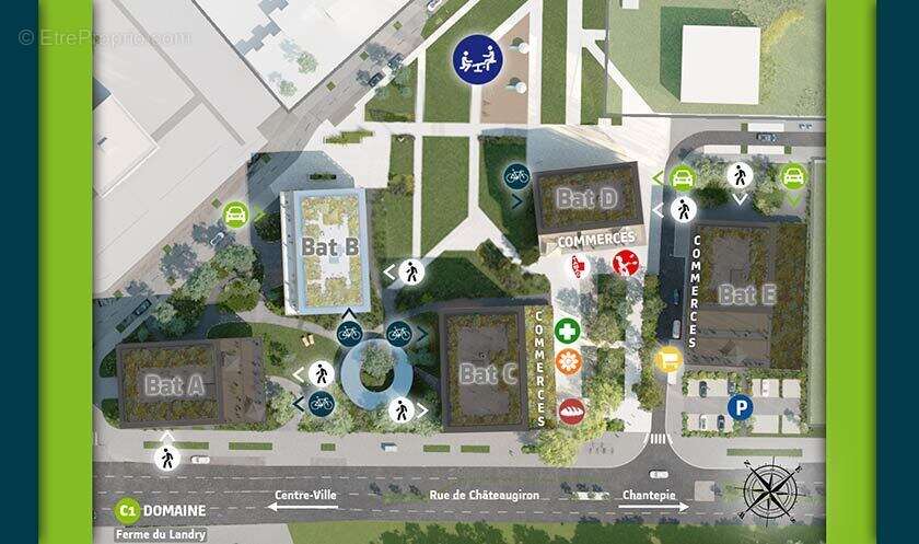 L'esplanade à Rennes