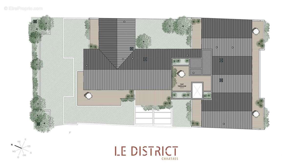 Le district à Chartres