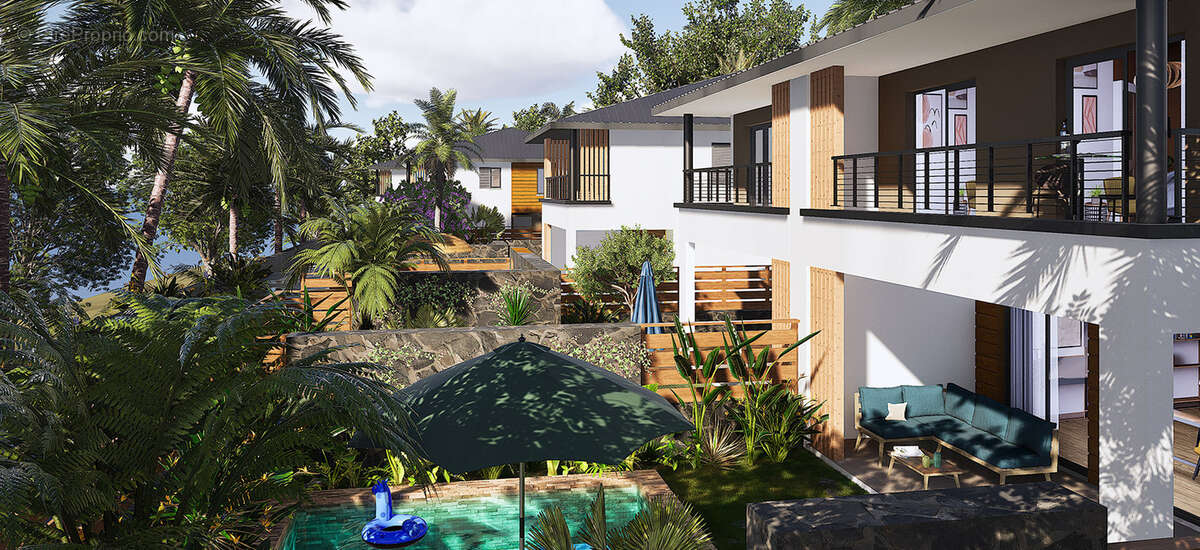 Saint-pierre grand bois villas avec piscines au sud de l'île à St Pierre