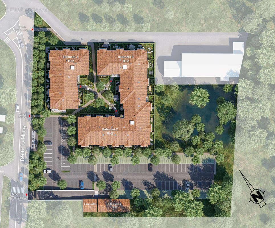 Hameau du minoy à Salles