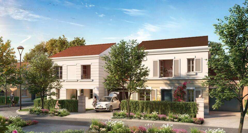 Le quartier du vertpuits à Puiseux En France