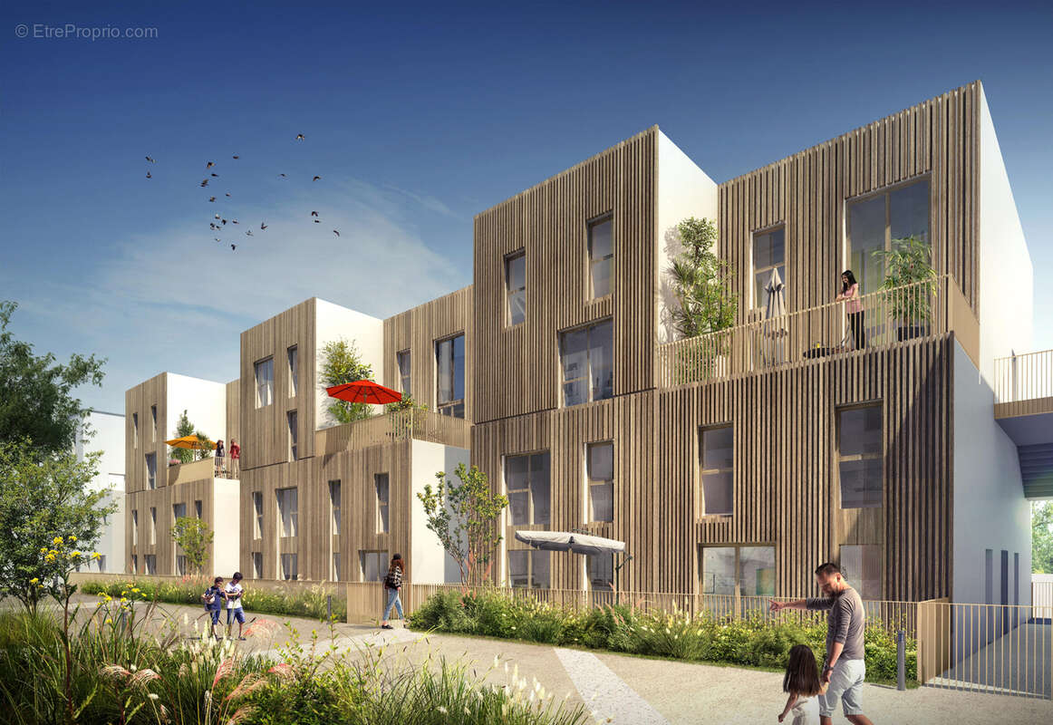 Quartier nature à Montreuil