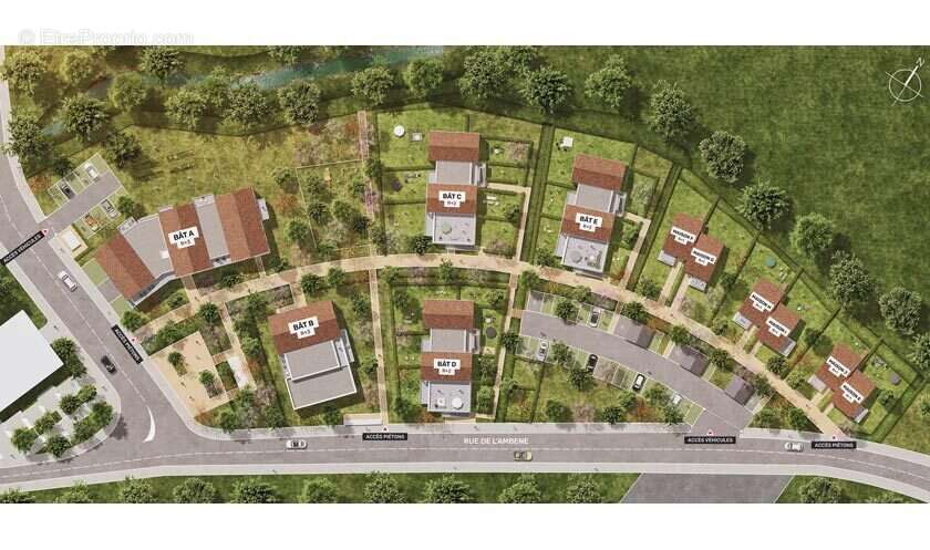 Les rives de l&#039;ambene à Riom