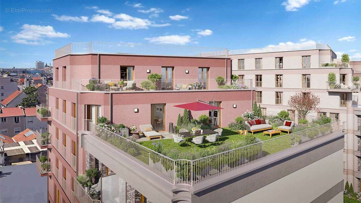 Les jardins kléber à Pantin