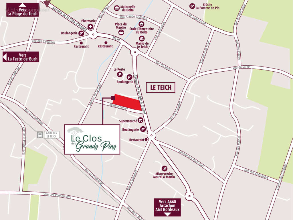 Le clos des grands pins à Le Teich