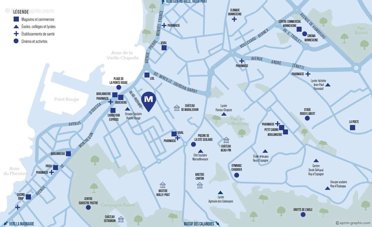 Cala rossa à Marseille 8e Arrondissement