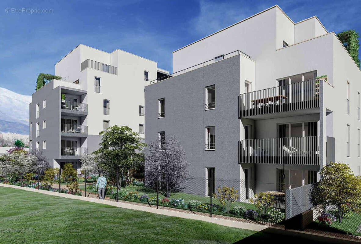 Échirolles avec vues imprenables sur les massifs à Echirolles