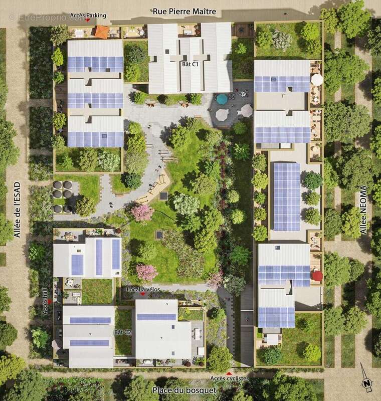 Magasins généraux - côté bosquet à Reims