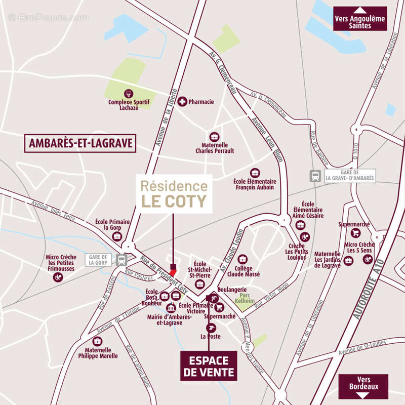 Résidence le coty à Ambares Et Lagrave