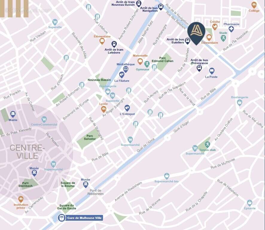 Les bateliers à Mulhouse