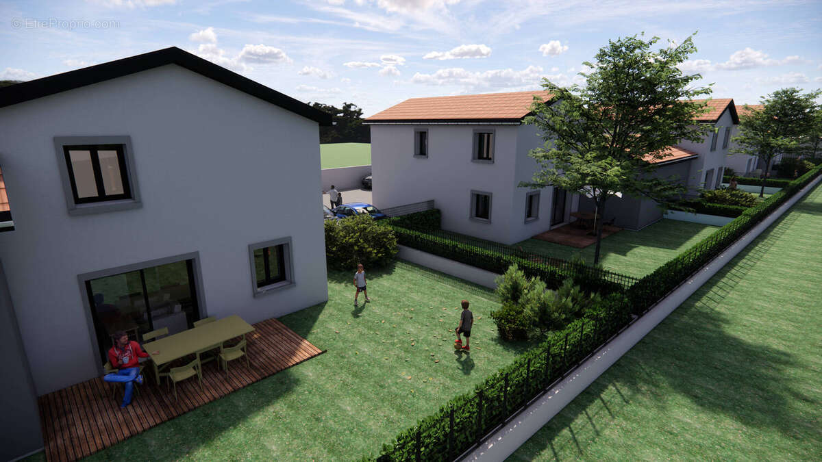 Ternay maisons neuves à 1km du centre à Ternay