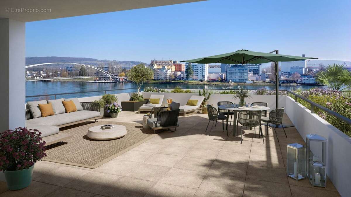 Art de rives à Huningue