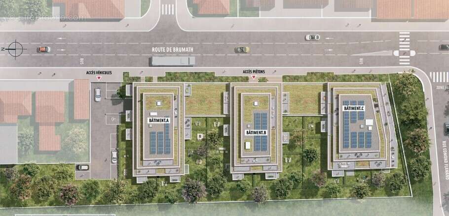 Les jardins sophoras à Bischheim