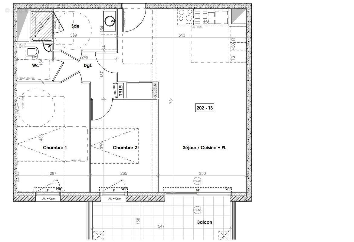 Coté jardin à Chantepie