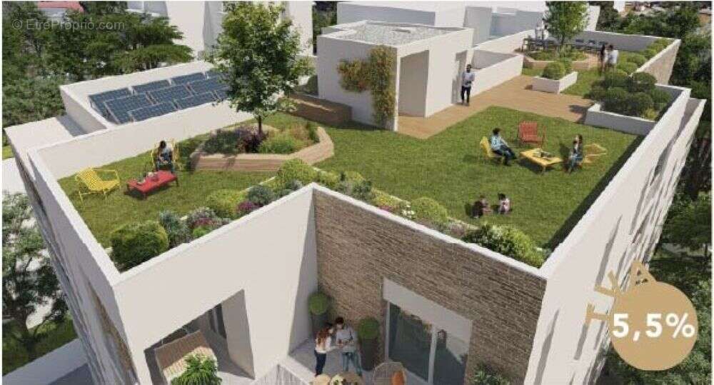 Le roof garden à Grenoble