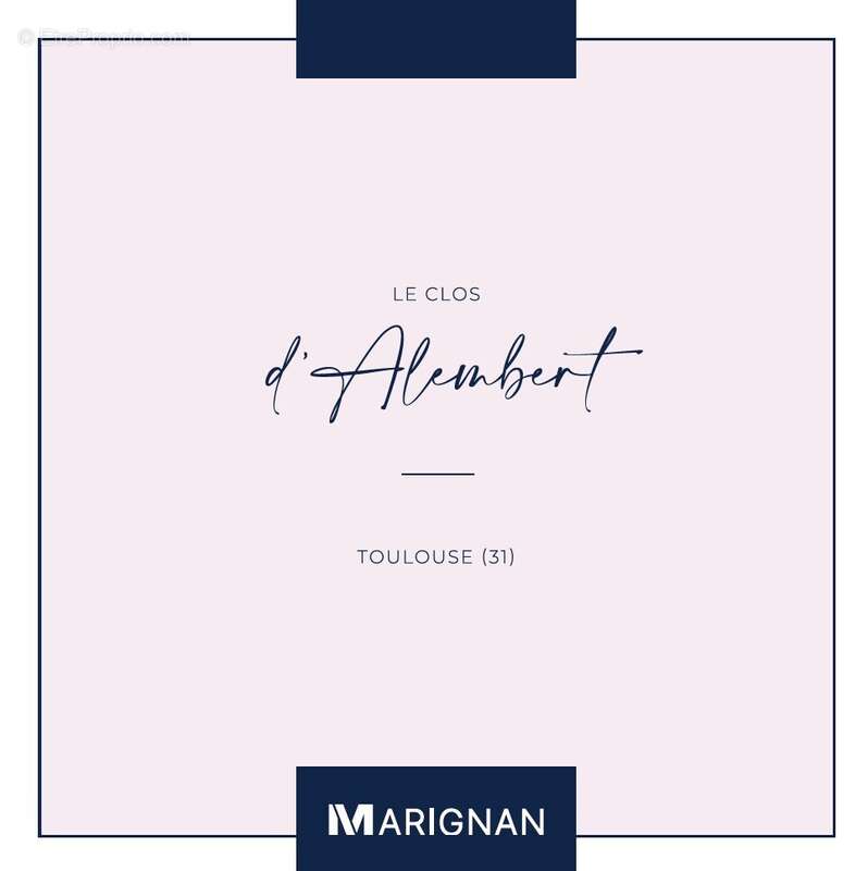 Le clos d&#039;alembert à Toulouse