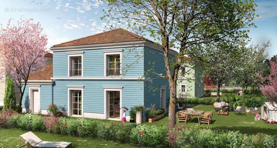 Le quartier du vertpuits à Puiseux En France