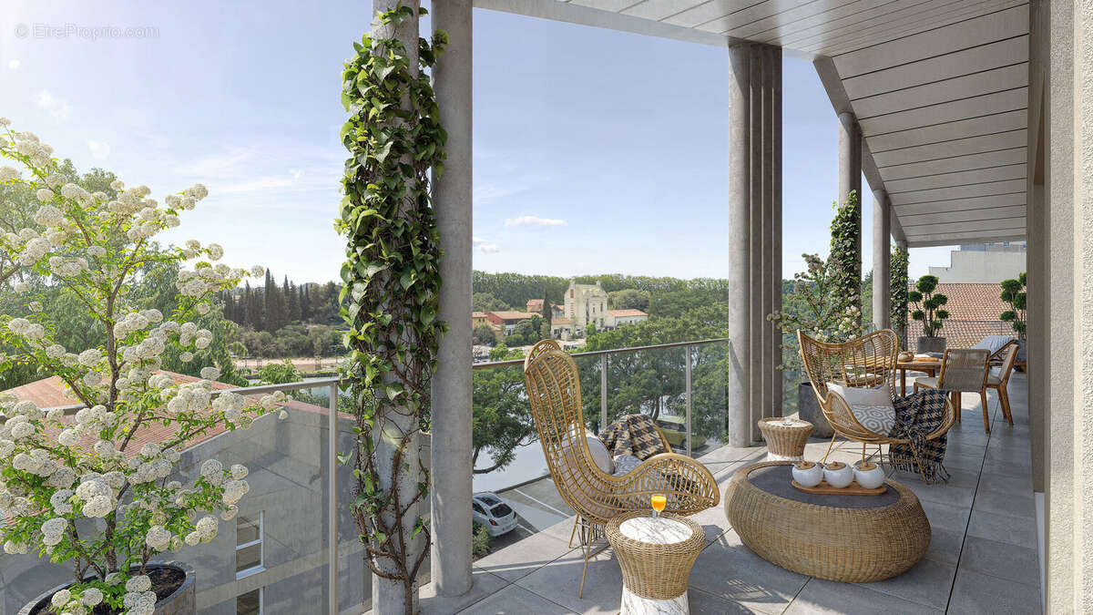 Le patio du midi à Beziers