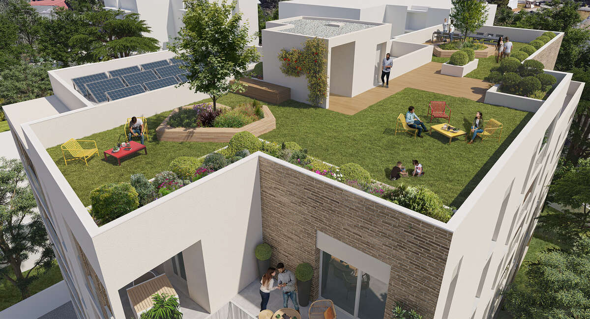 Le roof garden à Grenoble