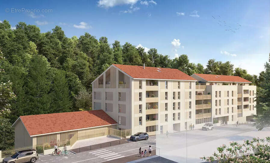 Rive et colline à Vienne