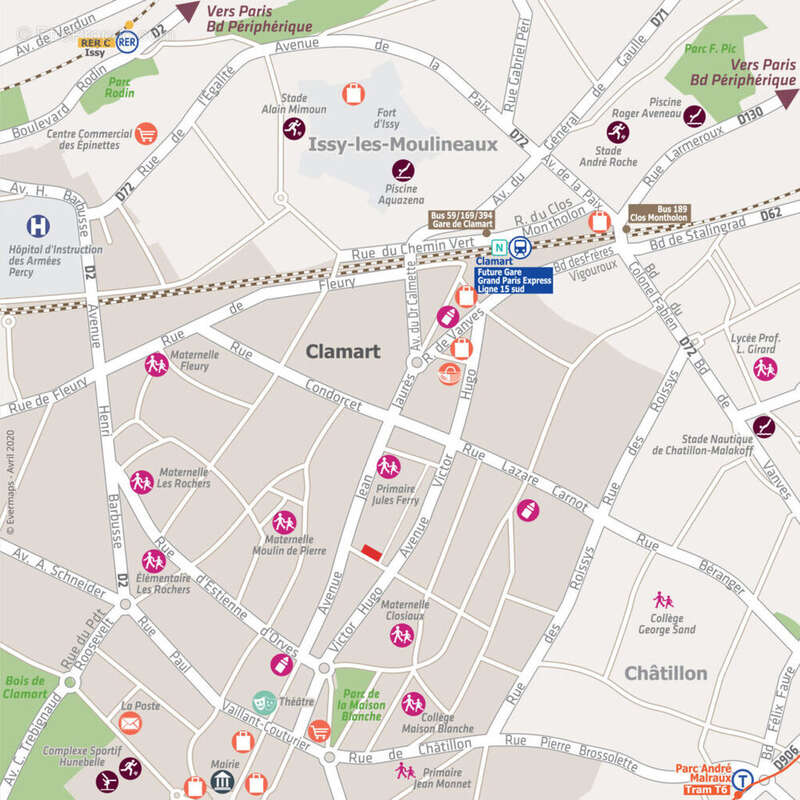 Victor's square à Clamart