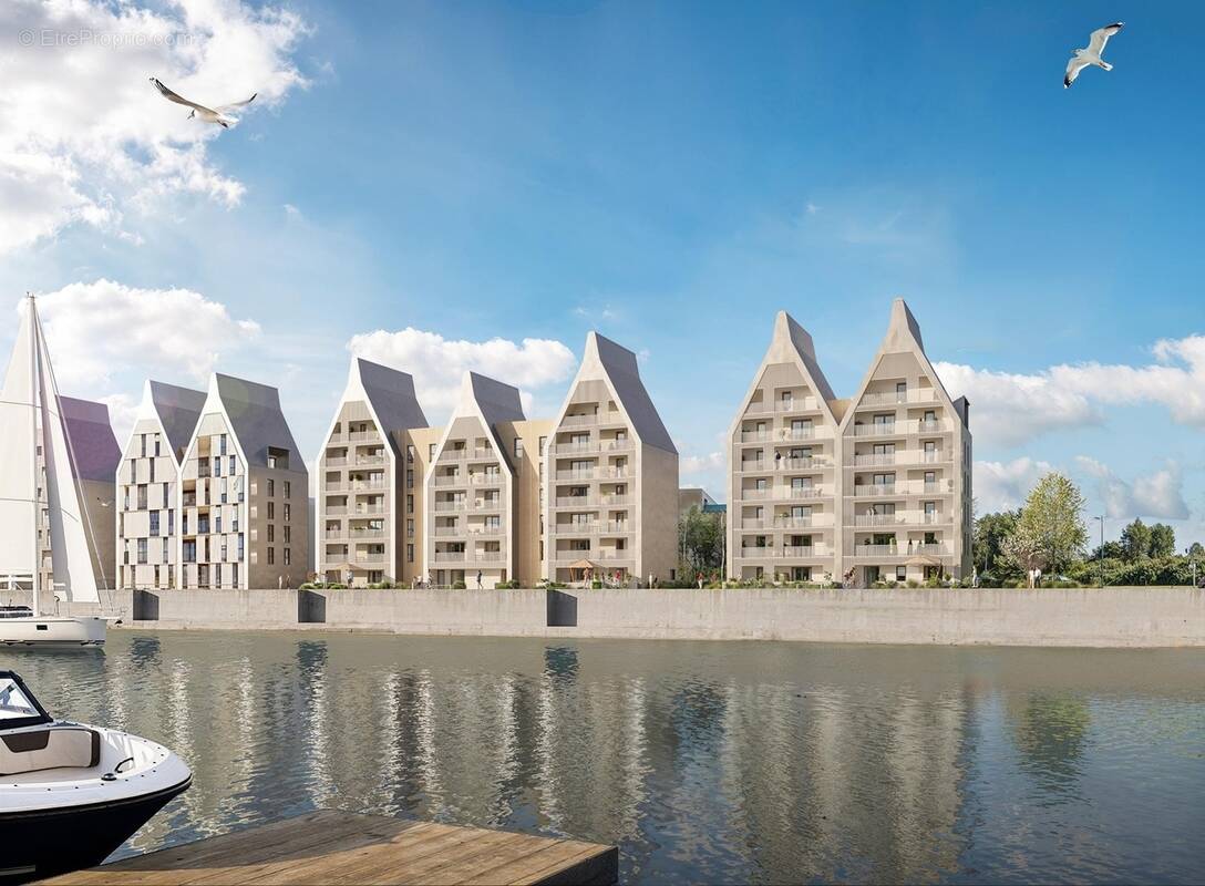 Les balcons des gables à Dunkerque