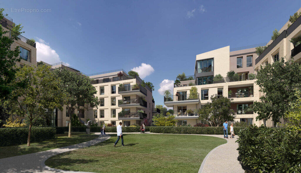 Les terrasses de l'hippodrome à Garches