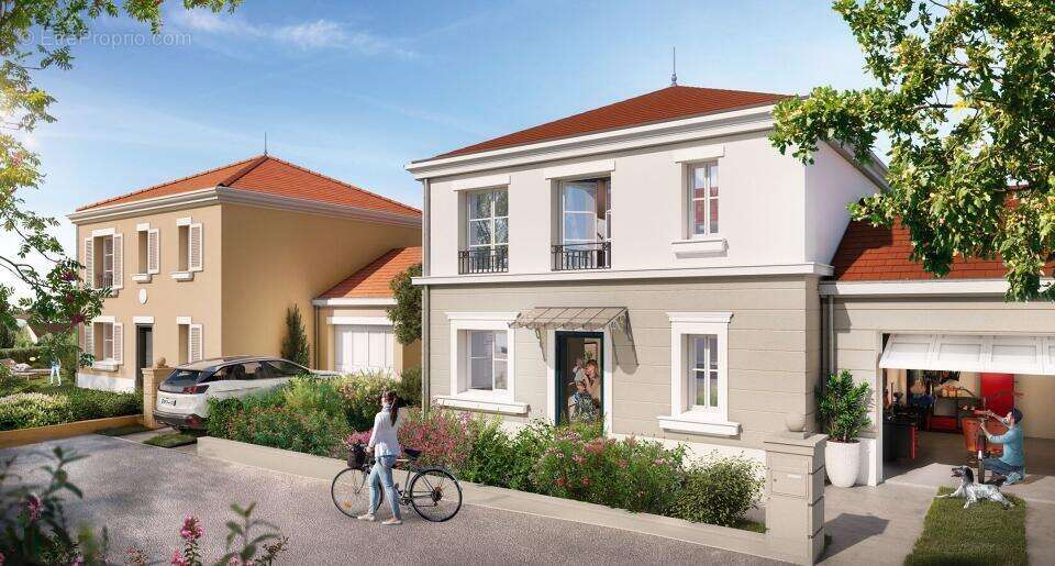 Le quartier du vertpuits à Puiseux En France