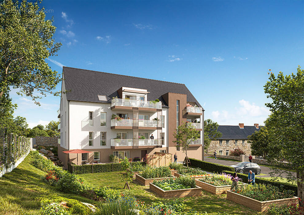 Jardin du presbytere à Guichen