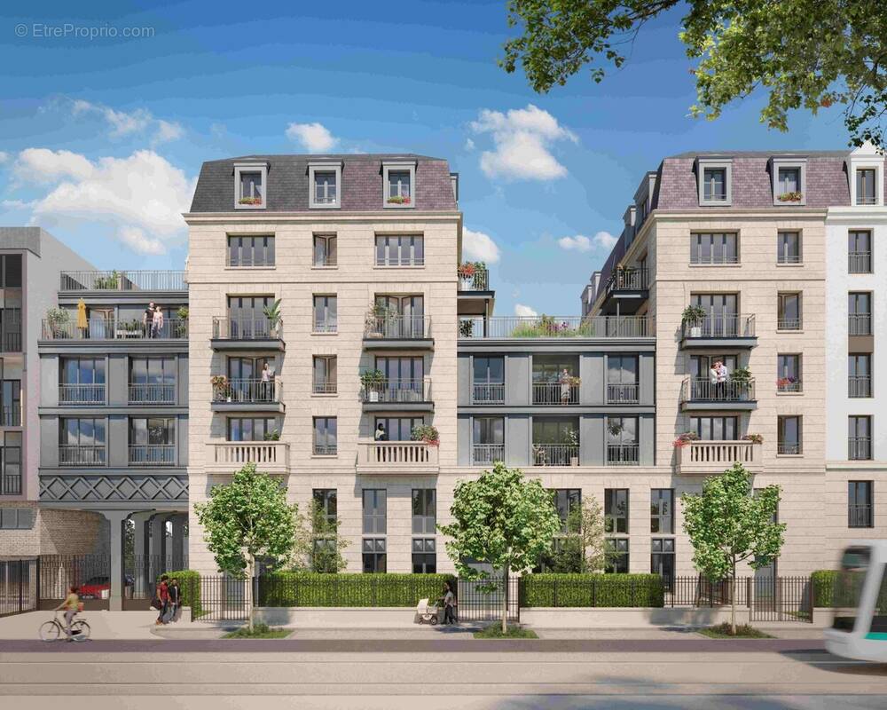 Clamart pavé blanc à 2 min à pied du t6 à Clamart