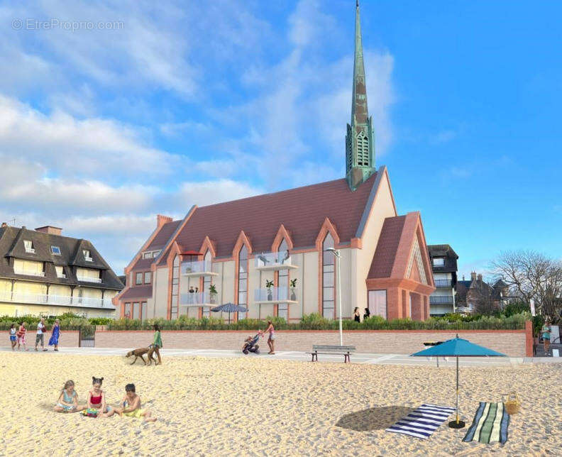 Houlgate face à la mer à Houlgate