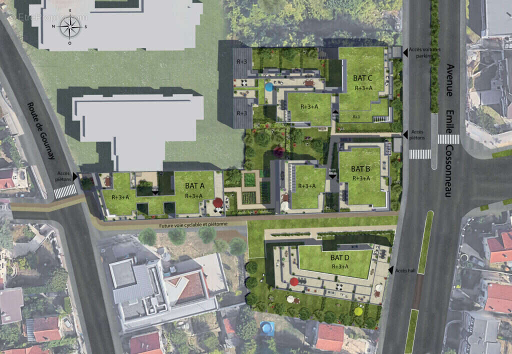 Les terrasses des coteaux à Noisy Le Grand