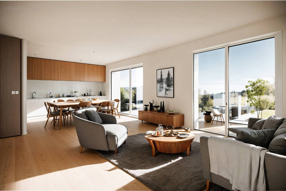 Vénissieux centre au pied du tramway t4 à Venissieux