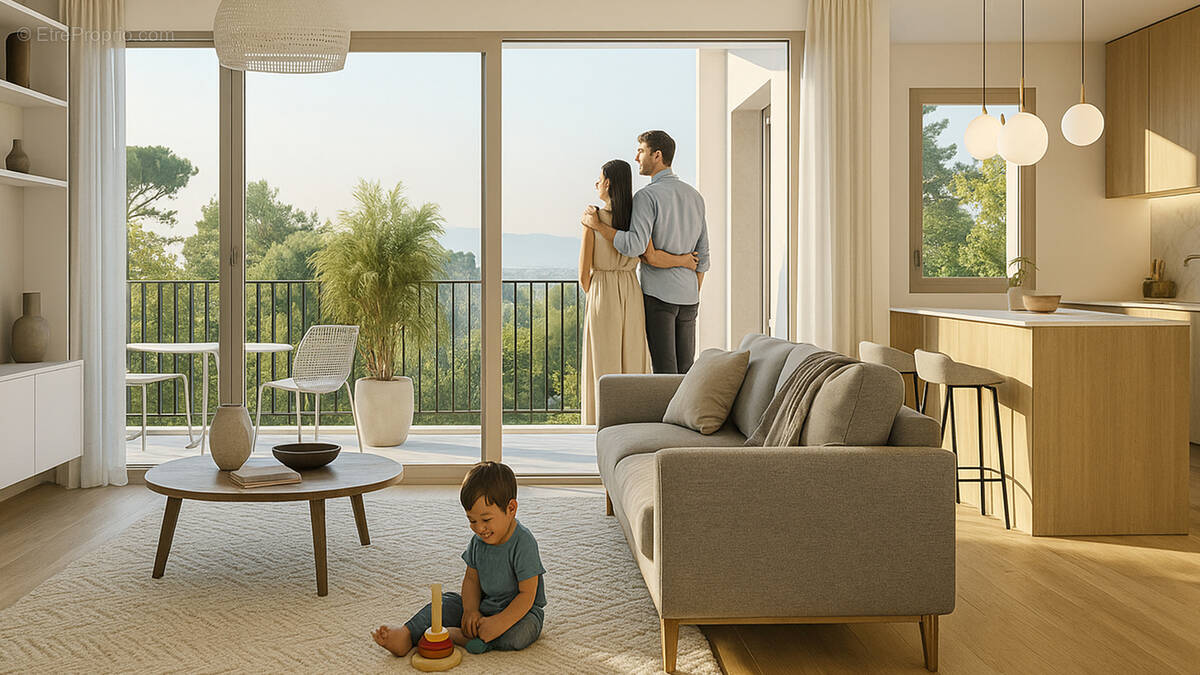 Antibes juan-les-pins résidence de standing à 200 m de la plage à Antibes