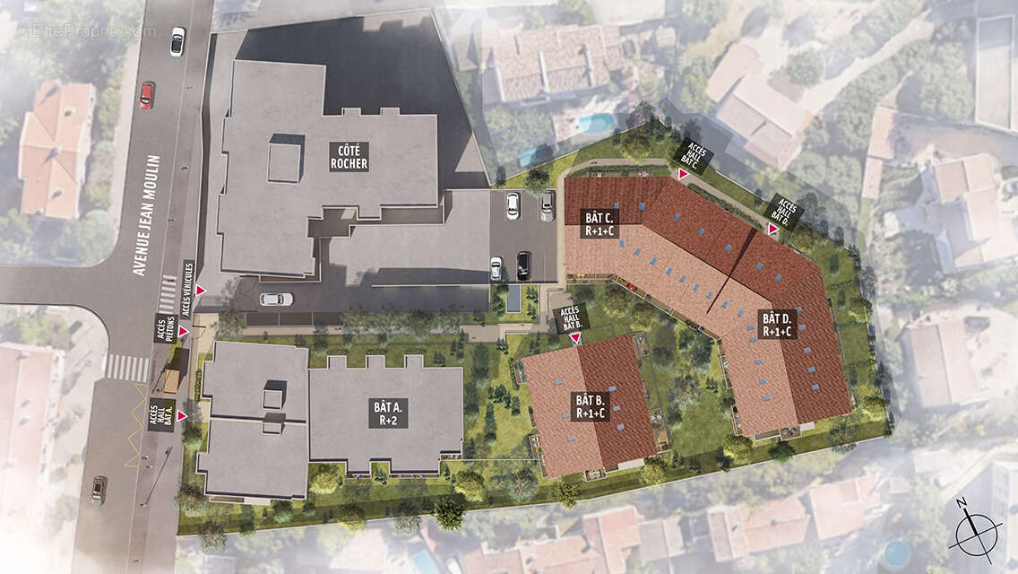 Horizon rocher à Vitrolles