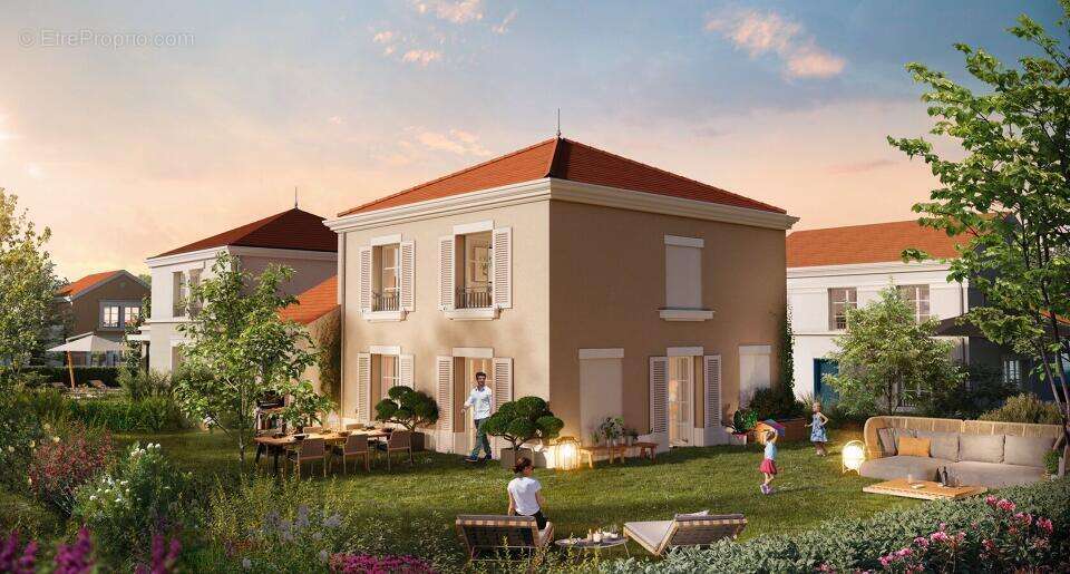 Le quartier du vertpuits à Puiseux En France