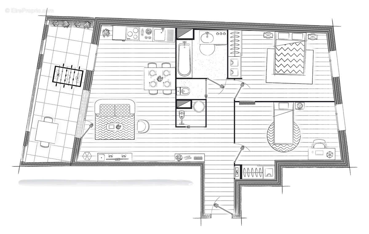 Le roof garden à Grenoble