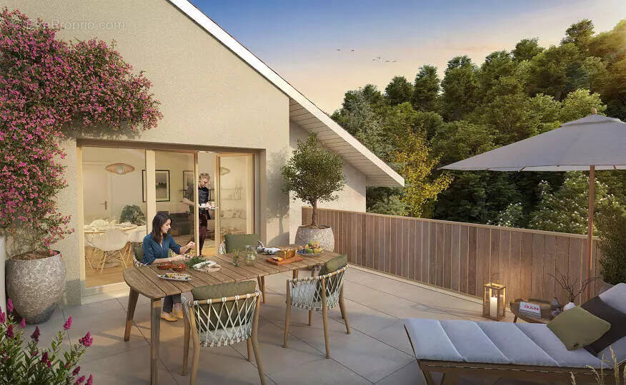 Rive et colline à Vienne