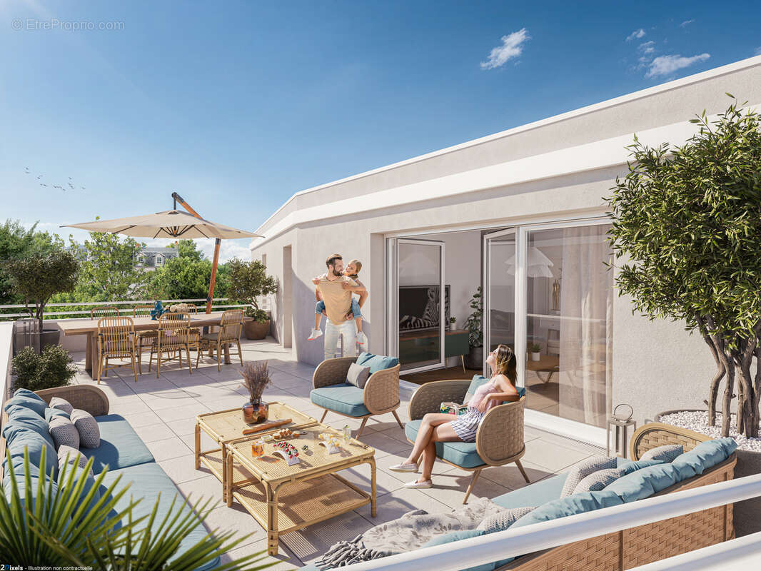 Les terrasses de la baie à Donville Les Bains