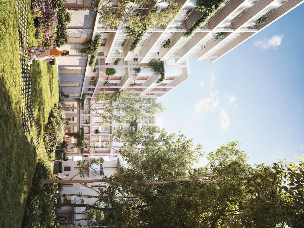 Quartier nature à Montreuil