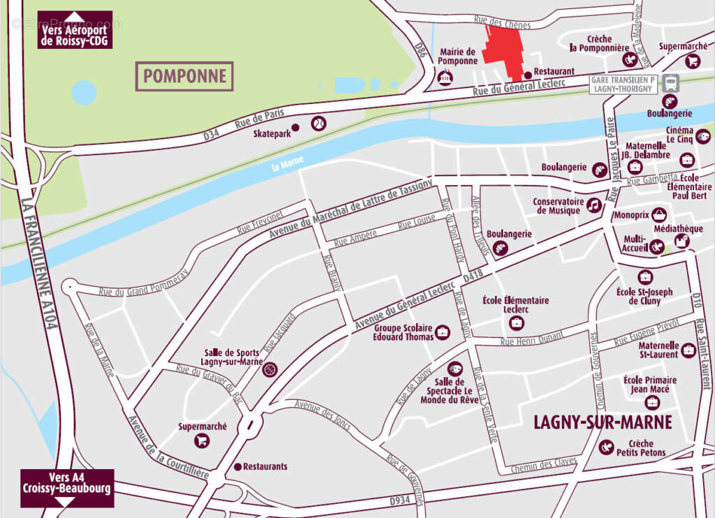 Plein sud à Pomponne