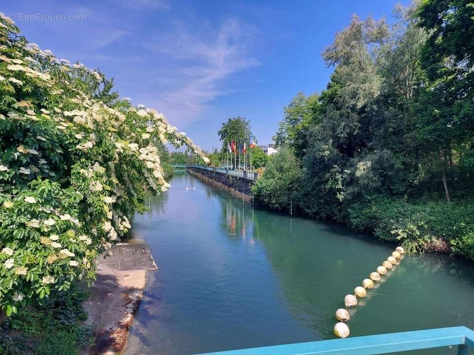 Jardin des eaux vives à Huningue